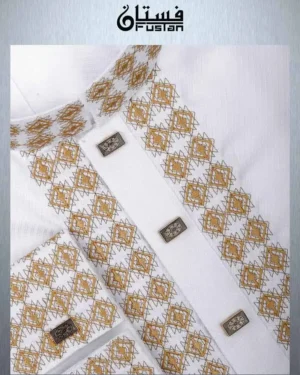 Men's Snow White Panjabi