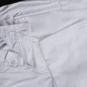 Zipped White Trousers For Men