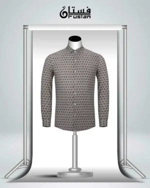 Orange/Black Printed Shirt