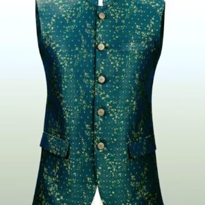 Men's Waistcoat Gold Pine Touches
