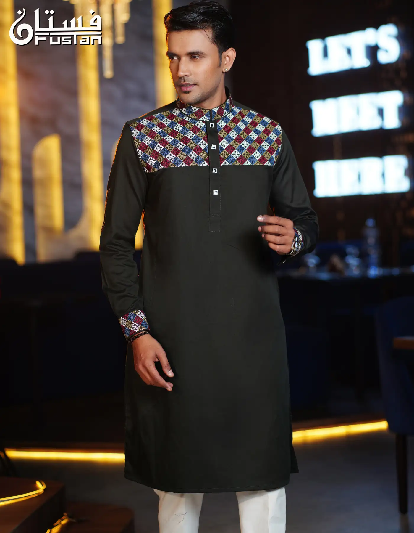 EMBROIDERED PANJABI | 7WPE5 - Image 3